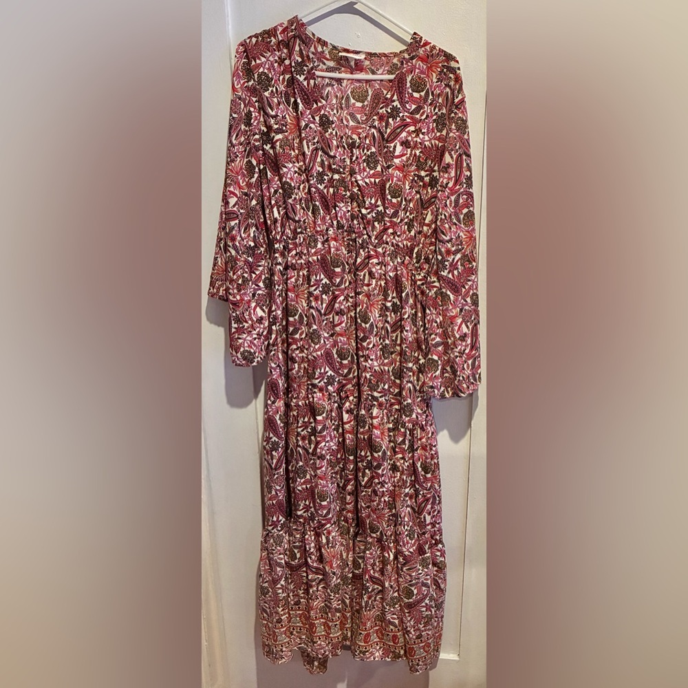 Anthropologie Boemo Bohemian Maxi Style Dress